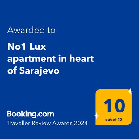 No1 Lux Apartment In Heart Of 사라예보 외부 사진